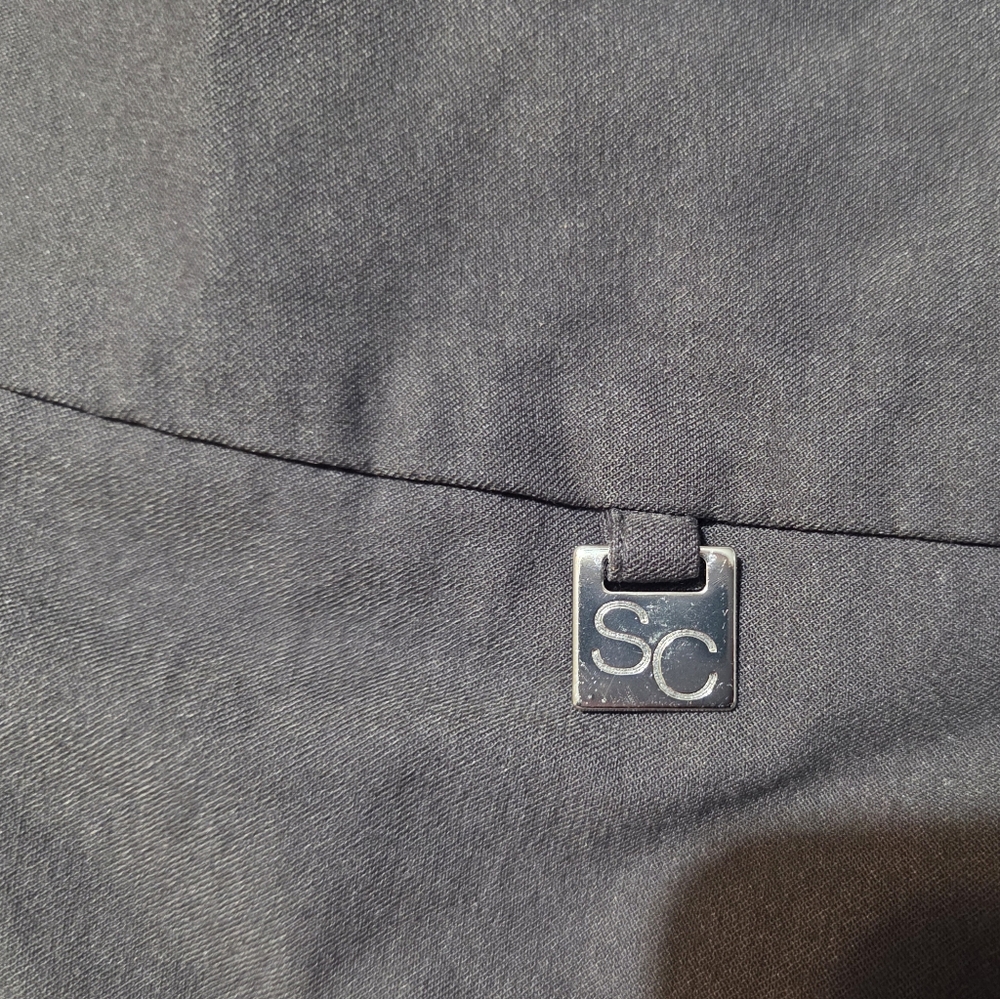 Size 16 Gray Dress Pants Straight Leg Women's Tummy Control NEW By Sc & Co